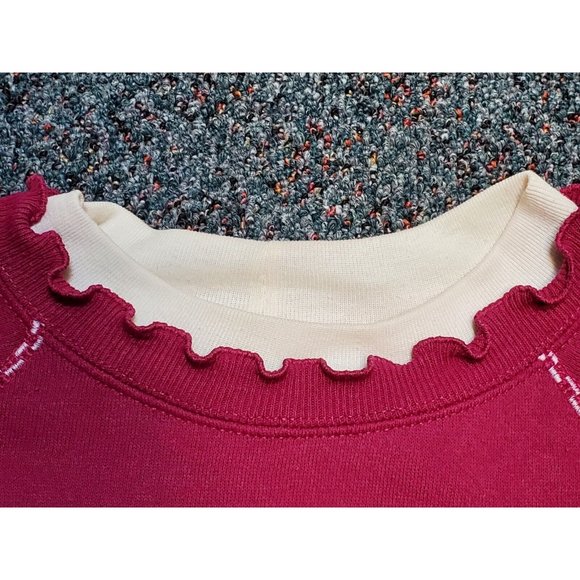 Vintage Sturdy Sweats Lee Western Crewneck Sweatshirt Pink Women's Size Large L - Picture 6 of 7